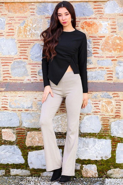 Kadın İspanyol Paça Tayt 