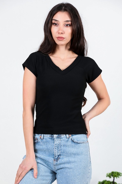 Kadın Ön-arka V Yaka Bady 