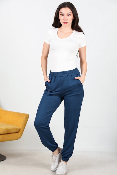 Kadın Bel-paça Lastikli Eşofman 