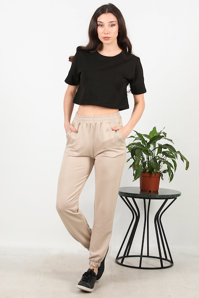 Kadın Bel-paça Lastikli Eşofman 