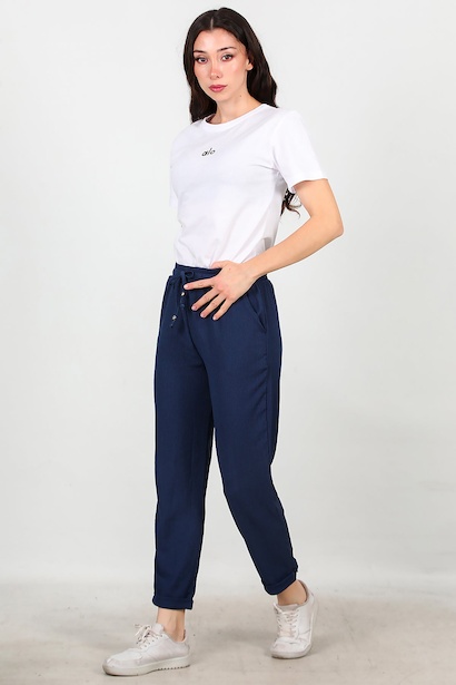 Kadın Bürümcük Duble Paça Pantolon 