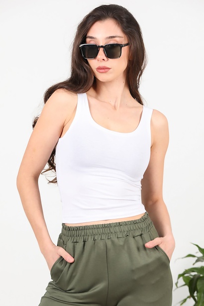 Kalın Askılı Kadın Body 