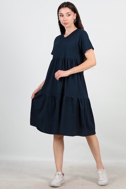 Kadın Katlı Salaş Elbise 