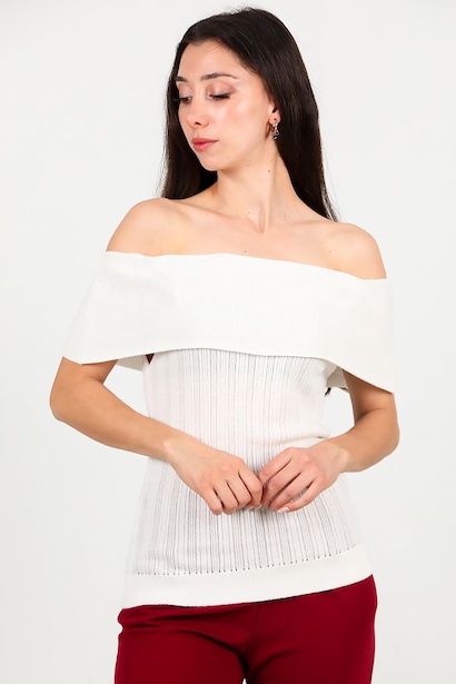 Kadın Madonna Yaka Merserize 