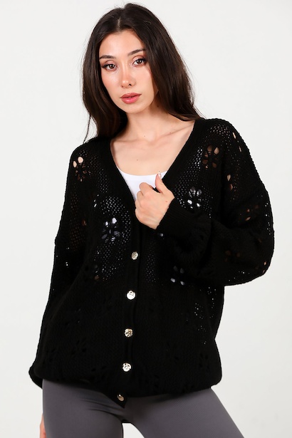 Kadın Hırka  Siyah 6