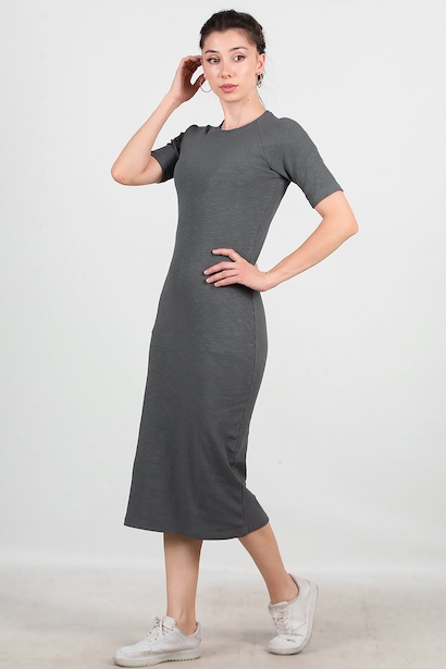 Kadın Fitilli Uzun Elbise 