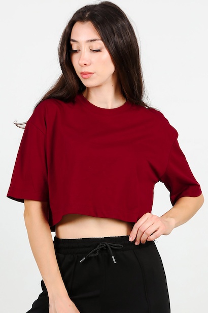 Kadın Bisiklet Yaka Tshırt 