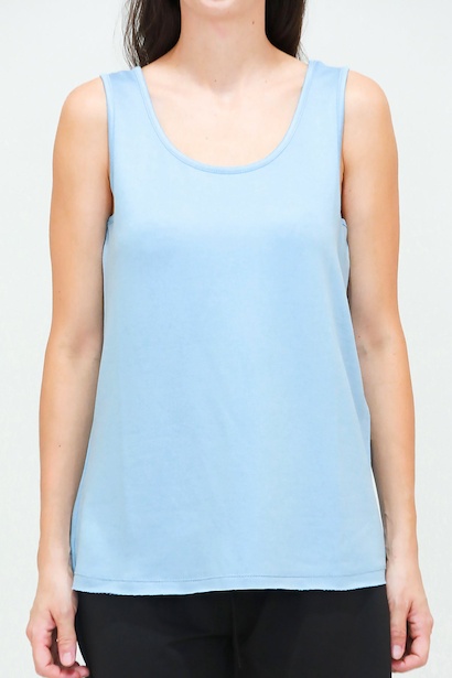 Kadın Kalın Askılı Tshırt Mavi 6