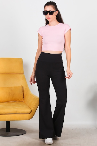 Kadın Yüksekbel İspanyol Paça Tayt 