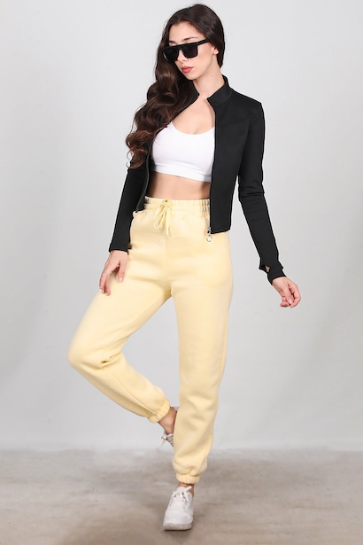 Kadın Paça Lastikli İçi Şardonlu Eşofman Altı 