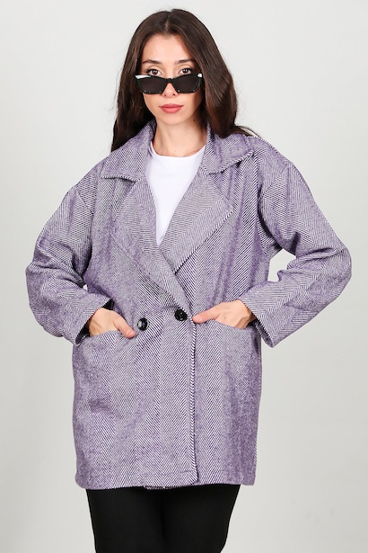 Kadın Kısa Kaşe Kaban 