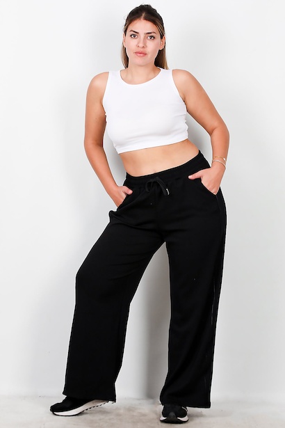 Büyüyk Beden Geniş Paça Pantolon 