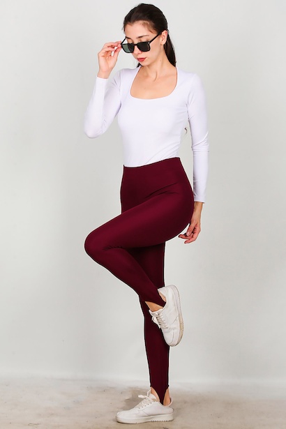 Kadın Ayaktan Geçmeli Tayt 