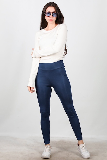 Kadın Yüksel Bel Tayt 