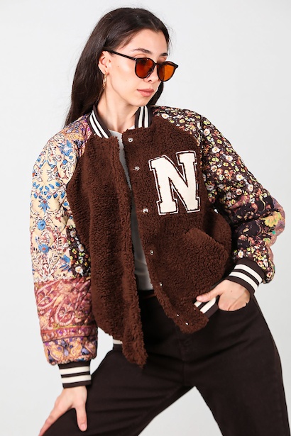 Kadın Kolları Desenli Ceket 