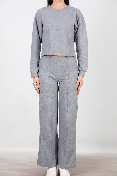 Kadın Selanik Çimalı İkili Takım  Gri 6
