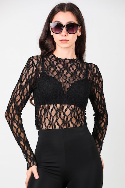 Kadın Dantel Bluz 