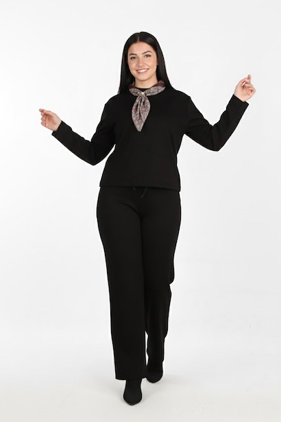 Kadın Fularlı İkili Takım 