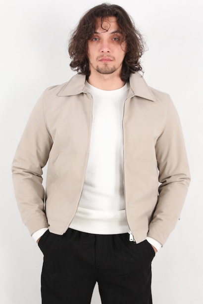 Erkek Gabardin Pilot Yaka Mont 