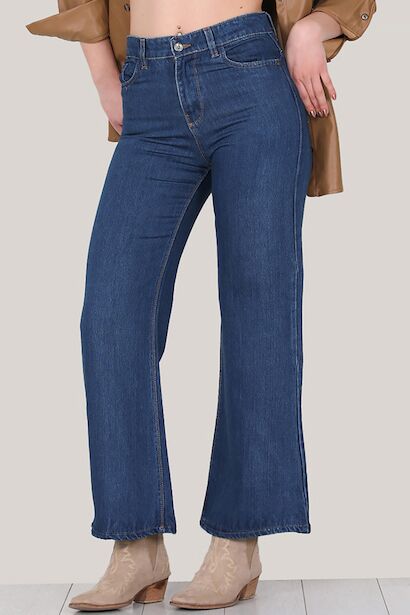 Kadın Palazzo Kot Pantolon 