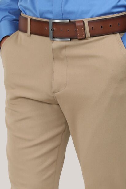 Erkek Kumaş Pantolon  Bej 4