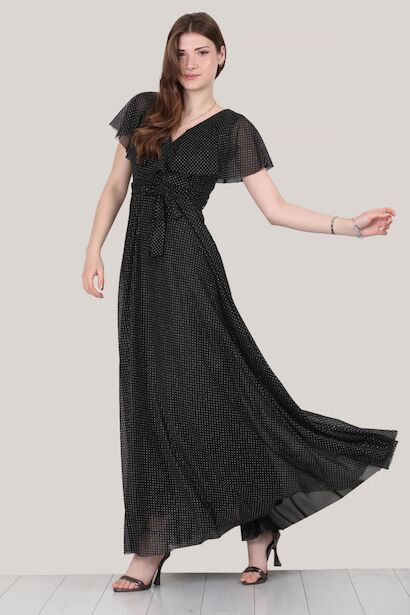 Kadın Simli Uzun Abiye 