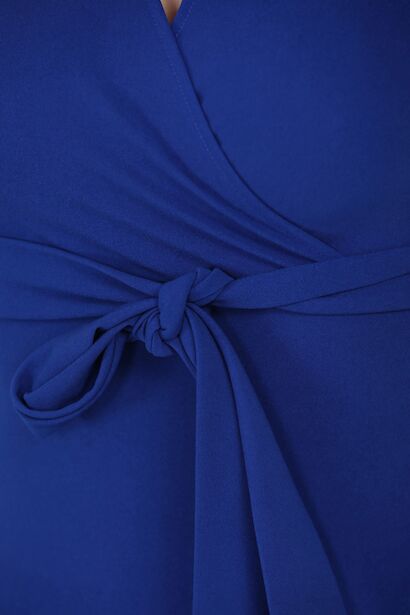 Kadın Kısa Krep Elbise  Saks 6