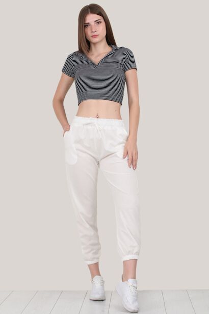 Kadın Paça Lastikli Eşofman Alt 